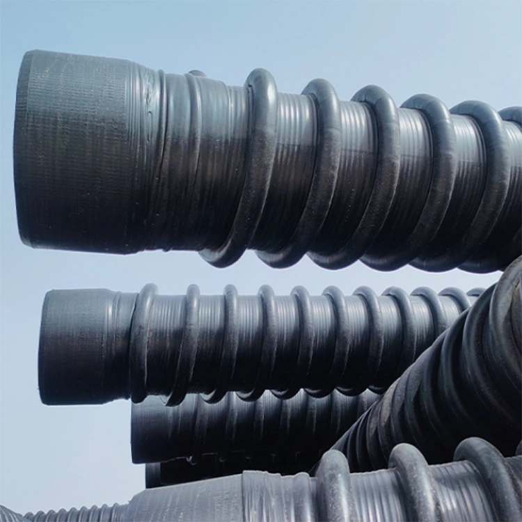 내구성있는 HDPE 트위스트 강화 캐럿 파이프