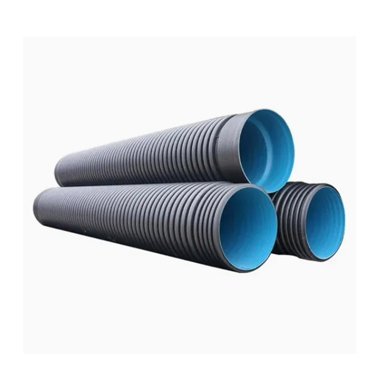 HDPE 이중 벽 골판지 DWC 파이프