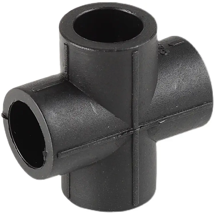 HDPE 동일한 직경의 크로스 피팅