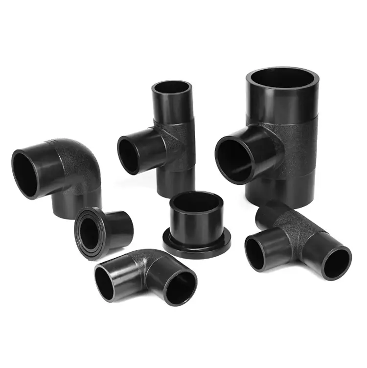 HDPE 동일한 직선 티 90도